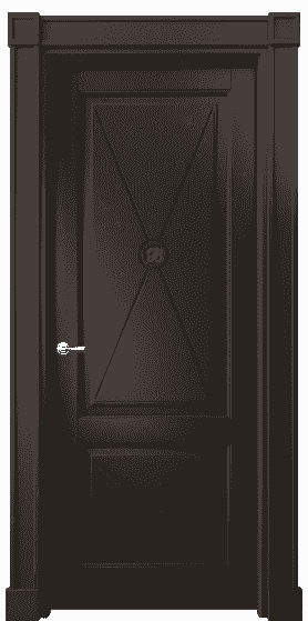 Дверь межкомнатная 6363 БАН. Цвет Бук антрацит. Материал Массив бука эмаль. Коллекция Toscana Litera. Картинка.