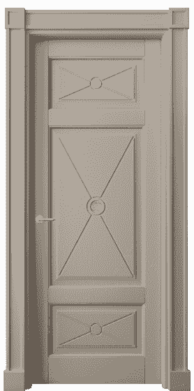 Дверь межкомнатная 6367 ББСК. Цвет Бук бисквитный. Материал Массив бука эмаль. Коллекция Toscana Litera. Картинка.