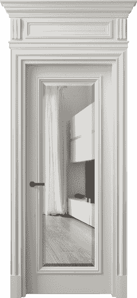 Дверь межкомнатная 7300 БС ПРОЗ Ф. Цвет Бук серый. Материал Массив бука эмаль. Коллекция Antique. Картинка.