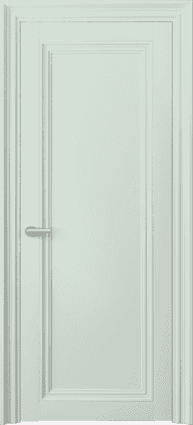Дверь межкомнатная 2501 NCS S 1005-B80G. Цвет NCS S 1005-B80G. Материал Гладкая эмаль. Коллекция Centro. Картинка.