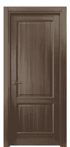 Дверь межкомнатная 1421 ШОЯ. Цвет Шоколадный ясень. Материал Ciplex ламинатин. Коллекция Galant. Картинка.