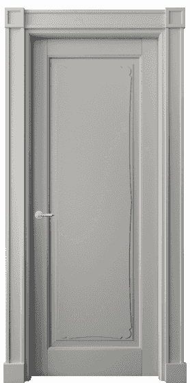 Дверь межкомнатная 6321 БНСР. Цвет Бук нейтральный серый. Материал Массив бука эмаль. Коллекция Toscana Elegante. Картинка.