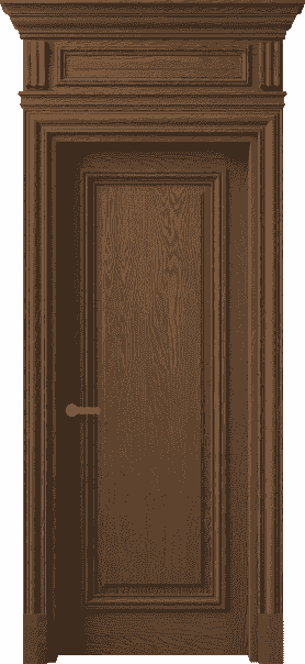 Дверь межкомнатная 7301 ДКШ.М . Цвет Дуб каштановый матовый. Материал Массив дуба матовый. Коллекция Antique. Картинка.