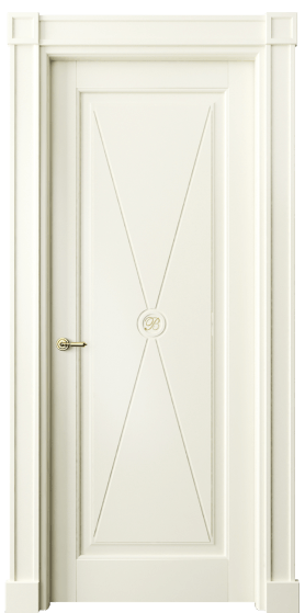 Дверь межкомнатная 6361 МБМ. Цвет Бук молочно-белый. Материал Массив бука эмаль. Коллекция Toscana Litera. Картинка.