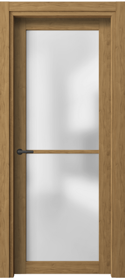 Межкомнатная дверь Нео 2108 Грецкий орех Сатинированное стекло Цена 34199 ₽ | Volhovec