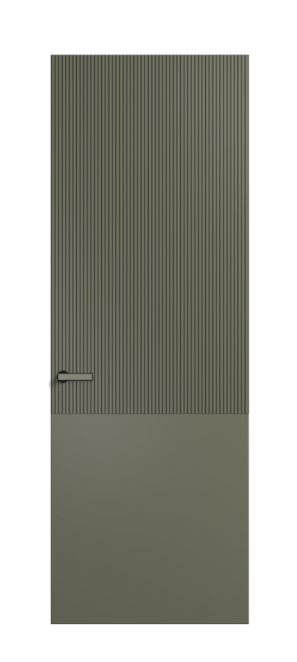 Межкомнатная дверь Velvet АКП 8205 Матовый оливковый тёмный. Цена 102600  | Volhovec