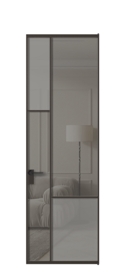 Дверь межкомнатная Mosaic АЛПЛ041.13 Алюминий антрацит Сатинированное серое стекло, триплекс, 6 мм + Прозрачное серое стекло, триплекс, 6 мм Без короба ААН Цена 156290 Стоимость комплекта двери включает:
1. Полотно (600/650/700/750/800/850/900/950*2000-2400 мм).
2. Короб
3. Комплект фурнитуры (2 торцевые петли и магнитный замок с ответной планкой). Фабрика дверей Волховец 8 (800) 551 43 19 Межкомнатная дверь Mosaic АЛПЛ041.13 Алюминий антрацит Сатинированное серое стекло, триплекс, 6 мм + Прозрачное серое стекло, триплекс, 6 мм Цена 156290 ₽ | Volhovec