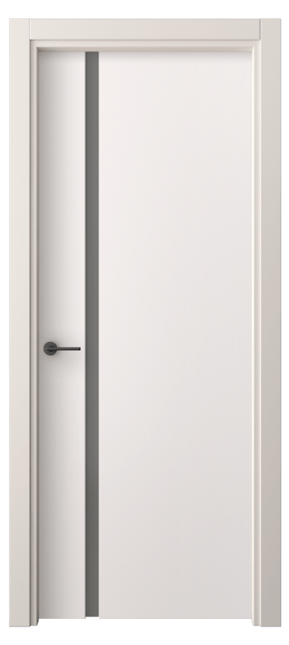 Межкомнатная дверь Freedom 4222 ПЭТ кремово-серый Сатинированное серое стекло, триплекс Цена 38499 ₽ | Volhovec