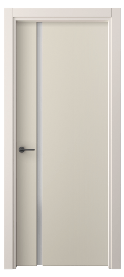 Межкомнатная дверь Freedom 4222 ПЭТ светло-бежевый Сатинированное стекло Цена 30799 ₽ | Volhovec