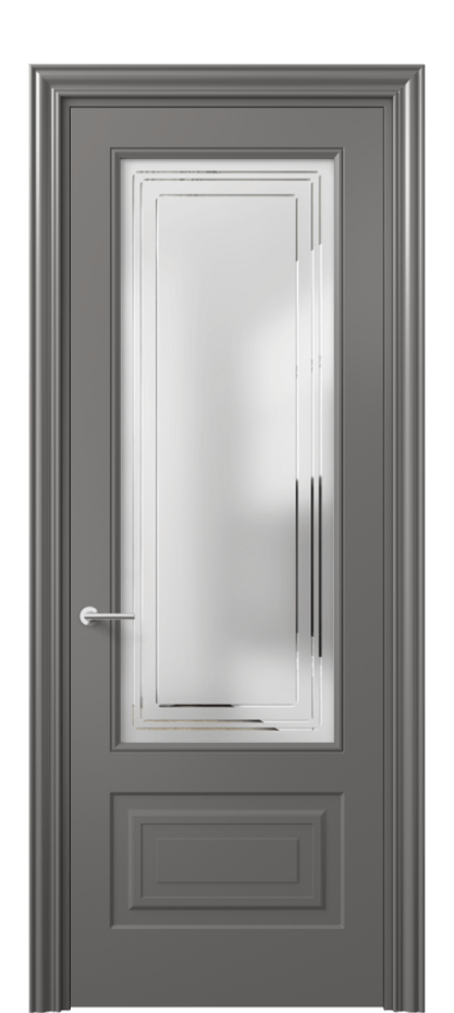 Дверь межкомнатная Mascot 8442 Матовый классический серый Сатинированное стекло с гравировкой "Грани", триплекс, 7 мм Фигурный наличник МКЛС Цена 62079 ₽ Наличники уже входят в базовый комплект. Фабрика дверей Волховец 8 (800) 551 43 19 Межкомнатная дверь Mascot 8442 Матовый классический серый Сатинированное стекло с гравировкой "Грани", триплекс, 7 мм Цена 62079 ₽ | Volhovec