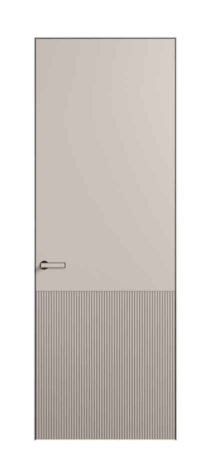 Дверь межкомнатная Velvet АКП 8204 Матовый светло-бежевый. Скрытый короб Черный Цена 70469 . Фабрика дверей Волховец 8 (800) 551 43 19 Межкомнатная дверь Velvet АКП 8204 Матовый светло-бежевый. Цена 70469 | Volhovec