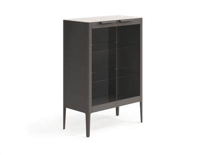 Мебель Витрина Piega. Цвет Матовый антрацит. Материал Гладкая эмаль. Коллекция Витрина Piega. Фото. Мебель Витрина Piega. Цвет Матовый антрацит. Материал Гладкая эмаль. Коллекция Витрина Piega. Картинка.