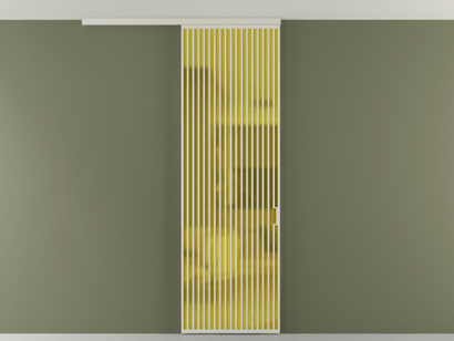 Алюминевая перегородка vd1_06 Алюминий тёплый серый Сатинированное жёлтое стекло, триплекс, 6мм. Цвет Алюминий тёплый серый. Материал Алюминий в эмали. Коллекция Перегородка Formato вдоль стены на потолок одностворчатая. Фото. Алюминевая перегородка vd1_06 Алюминий тёплый серый Сатинированное жёлтое стекло, триплекс, 6мм. Цвет Алюминий тёплый серый. Материал Алюминий в эмали. Коллекция Перегородка Formato вдоль стены на потолок одностворчатая. Картинка.