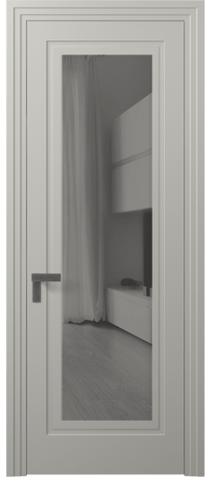 Дверь межкомнатная 8303 МТСР ЗЕР СЕР. Цвет Матовый тёплый серый. Материал Гладкая эмаль. Коллекция Рокка. Картинка.