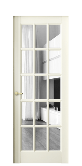 Межкомнатная дверь 6311 МБМ Зеркало. Цвет Бук молочно-белый. Материал Массив бука эмаль. Коллекция Тоскана Грильято. Фото. Дверь межкомнатная 6311 МБМ Зеркало. Цвет Бук молочно-белый. Материал Массив бука эмаль. Коллекция Тоскана Грильято. Картинка.