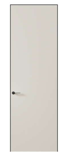 Дверь межкомнатная 0010 АКП МОС. Цвет Матовый облачно-серый. Материал Гладкая эмаль. Коллекция Planum Pro. Картинка.