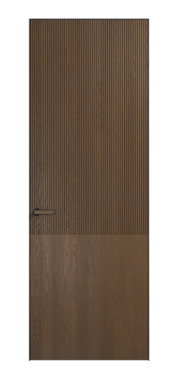 Дверь межкомнатная ПУ 8205 ДТМ.М Дуб туманный матовый. Цвет Дуб туманный матовый. Материал Массив дуба матовый. Коллекция Вельвет. Картинка.