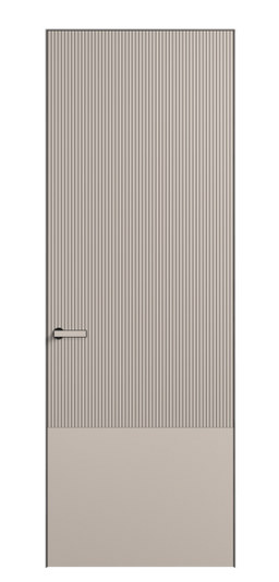 Дверь межкомнатная ПУ 8203 МСБЖ Матовый светло-бежевый. Цвет Матовый светло-бежевый. Материал Гладкая эмаль. Коллекция Вельвет. Картинка.