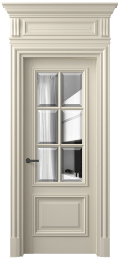 Дверь межкомнатная 7312 ББСР ДВ ЗЕР Ф. Цвет Бук бежево-серый. Материал Массив бука эмаль. Коллекция Antique. Картинка.