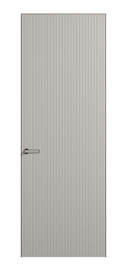 Дверь межкомнатная АКУ 8201 МПБЛ. Цвет Матовый пудровый белый. Материал Гладкая эмаль. Коллекция Вельвет. Картинка.