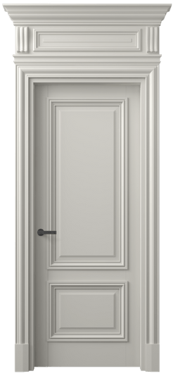 Дверь межкомнатная 7303 БТСР. Цвет Бук тёплый серый. Материал Массив бука эмаль. Коллекция Antique. Картинка.