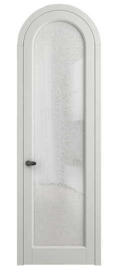 Дверь межкомнатная 6814 МССР LED. Цвет Матовый светло-серый. Материал Гладкая эмаль. Коллекция Palazzo. Картинка.