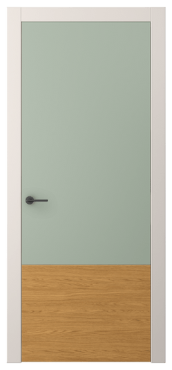 Дверь межкомнатная АКП 4229 ПЭСО. Цвет ПЭТ светло-оливковый. Материал ПЭТ. Коллекция Freedom. Картинка.