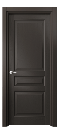 Дверь межкомнатная 0711 ДАН. Цвет Дуб антрацит. Материал Массив дуба эмаль. Коллекция Lignum. Картинка.