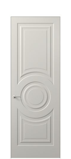 Дверь межкомнатная АКП 8461 МОС Матовый облачно-серый. Цвет Матовый облачно-серый. Материал Гладкая эмаль. Коллекция Mascot. Картинка.