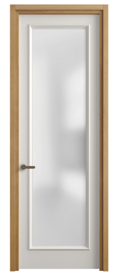 Дверь межкомнатная 6702 БПБЛ САТ. Цвет Бук пудровый белый. Материал Массив бука эмаль. Коллекция Charm. Картинка.