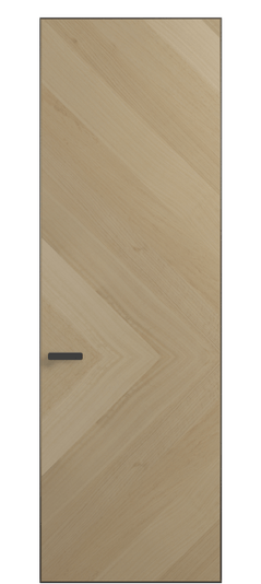 Дверь межкомнатная ПУ 0202 ЭВБМ Эвкалипт бежевый матовый. Цвет Эвкалипт бежевый матовый. Материал Шпон эвкалипта НатурВуд. Коллекция Рифт. Картинка.