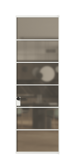 Межкомнатная дверь АЛПЛ040.04 Бронза сатин триплекс АБЛ. Цвет Алюминий белоснежный. Материал Алюминий в эмали. Коллекция Формато. Фото. Дверь межкомнатная АЛПЛ040.04 Бронза сатин триплекс АБЛ. Цвет Алюминий белоснежный. Материал Алюминий в эмали. Коллекция Формато. Картинка.