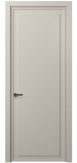 Дверь межкомнатная 8602 МСБЖ . Цвет Матовый светло-бежевый. Материал Гладкая эмаль. Коллекция Frame. Картинка.