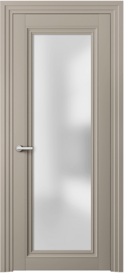Дверь межкомнатная 2502 МБСК САТ. Цвет Матовый бисквитный. Материал Гладкая эмаль. Коллекция Centro. Картинка.