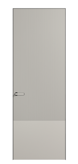 Дверь межкомнатная ПУ 8203 МОС Матовый облачно-серый. Цвет Матовый облачно-серый. Материал Гладкая эмаль. Коллекция Вельвет. Картинка.
