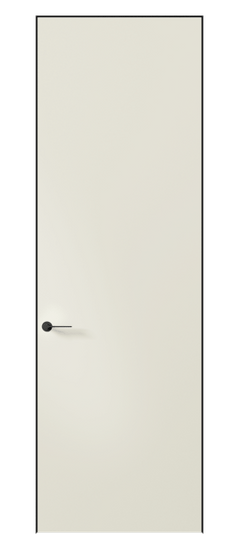 Дверь межкомнатная 0010 АКП ММБ. Цвет Матовый молочно-белый. Материал Гладкая эмаль. Коллекция Planum Pro. Картинка.