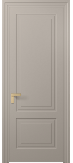 Дверь межкомнатная 8351 МБСК. Цвет Матовый бисквитный. Материал Гладкая эмаль. Коллекция Rocca. Картинка.