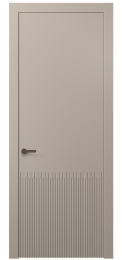 Дверь межкомнатная АКП 8626 МБСК. Цвет Матовый бисквитный. Материал Гладкая эмаль. Коллекция Dune. Картинка.