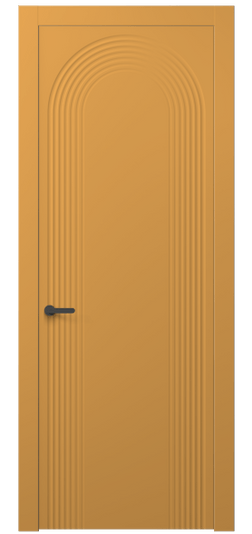 Дверь межкомнатная 8648 Пастельно-жёлтый RAL 1034. Цвет RAL Пастельно-жёлтый RAL 1034. Материал Гладкая эмаль. Коллекция Alba. Картинка.