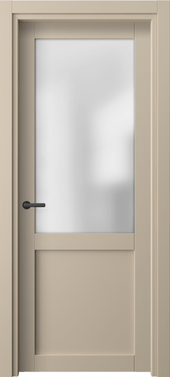 Дверь межкомнатная 2122 ПЭСБ САТ. Цвет ПЭТ светло-бежевый. Материал ПЭТ. Коллекция Neo. Картинка.
