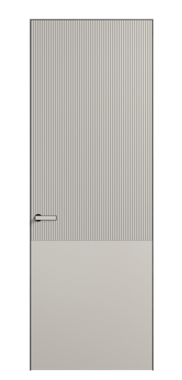 Дверь межкомнатная АКУ 8205 МОС Матовый облачно-серый. Цвет Матовый облачно-серый. Материал Гладкая эмаль. Коллекция Вельвет. Картинка.