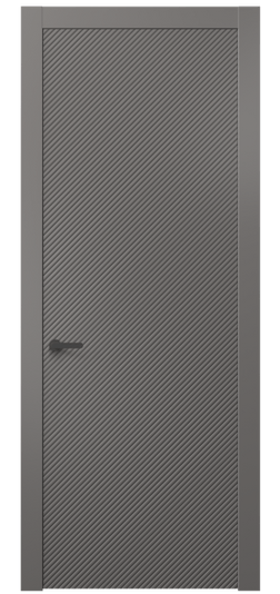 Дверь межкомнатная АКП 8628 МКЛС. Цвет Матовый классический серый. Материал Гладкая эмаль. Коллекция Dune. Картинка.