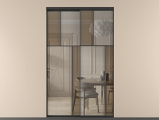 Перегородка Mosaic внутри проёма 2 створки