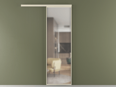 Перегородка Formato вдоль стены 1 створка