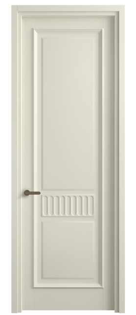 Дверь межкомнатная 6707 ММБ. Цвет Матовый молочно-белый. Материал Гладкая эмаль. Коллекция Шарм. Картинка.