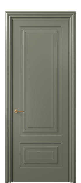 Дверь межкомнатная 8441 МОТ. Цвет Матовый оливковый тёмный. Материал Гладкая эмаль. Коллекция Маскот. Картинка.