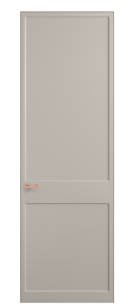 Дверь межкомнатная 7521 МСБЖ. Цвет Матовый светло-бежевый. Материал Гладкая эмаль. Коллекция Софтформ. Картинка.