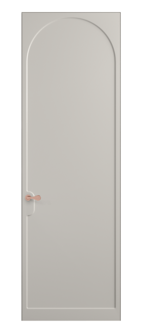 Дверь межкомнатная 7503 МОС. Цвет Матовый облачно-серый. Материал Гладкая эмаль. Коллекция Softform. Картинка.