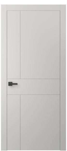 Дверь межкомнатная 8056 МСР. Цвет Матовый серый. Материал Гладкая эмаль. Коллекция Линия. Картинка.