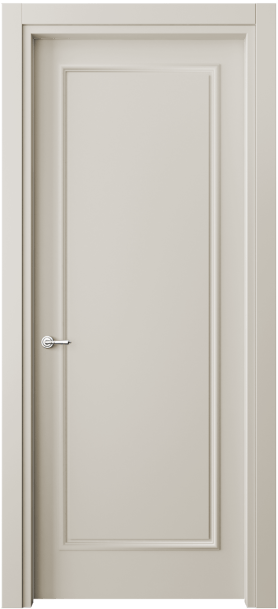 Дверь межкомнатная 8101 МОС. Цвет Матовый облачно-серый. Материал Гладкая эмаль. Коллекция Париж. Картинка.